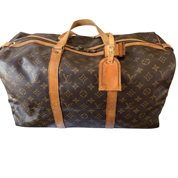 Louis Vuitton Monogram Sac Souple 45 with Luggage Tag & Lock Set - Picture 9 of 9